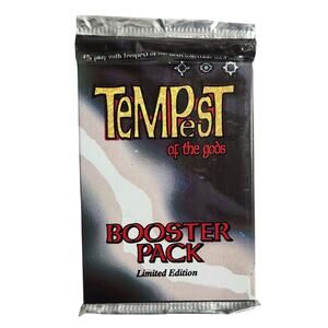 Tempest Of The Gods Booster Pack Limited Edition Black Dragon 1995 Brand New